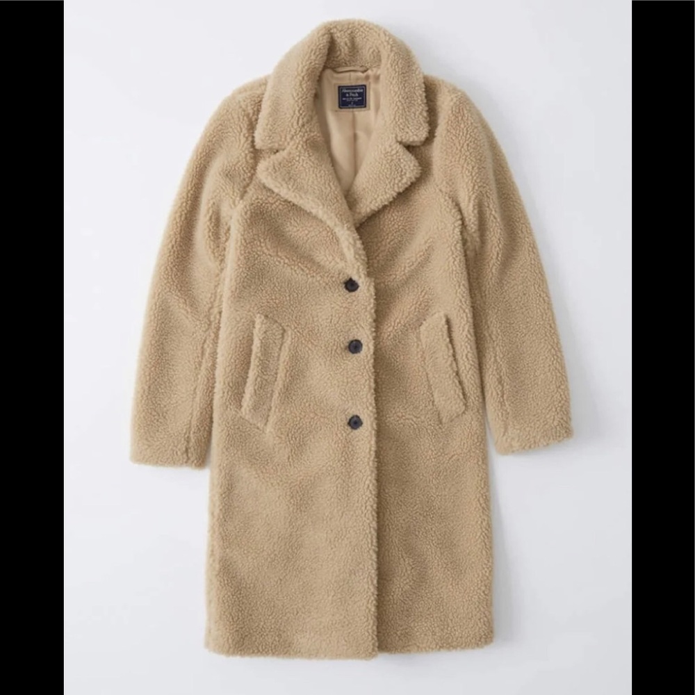 Abercrombie & Fitch Sherpa Dad Coat